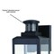 Vaxcel Kinzie Black Motion Sensor Dusk to Dawn Outdoor Wall Light Clear Glass T0599 - alternate 9